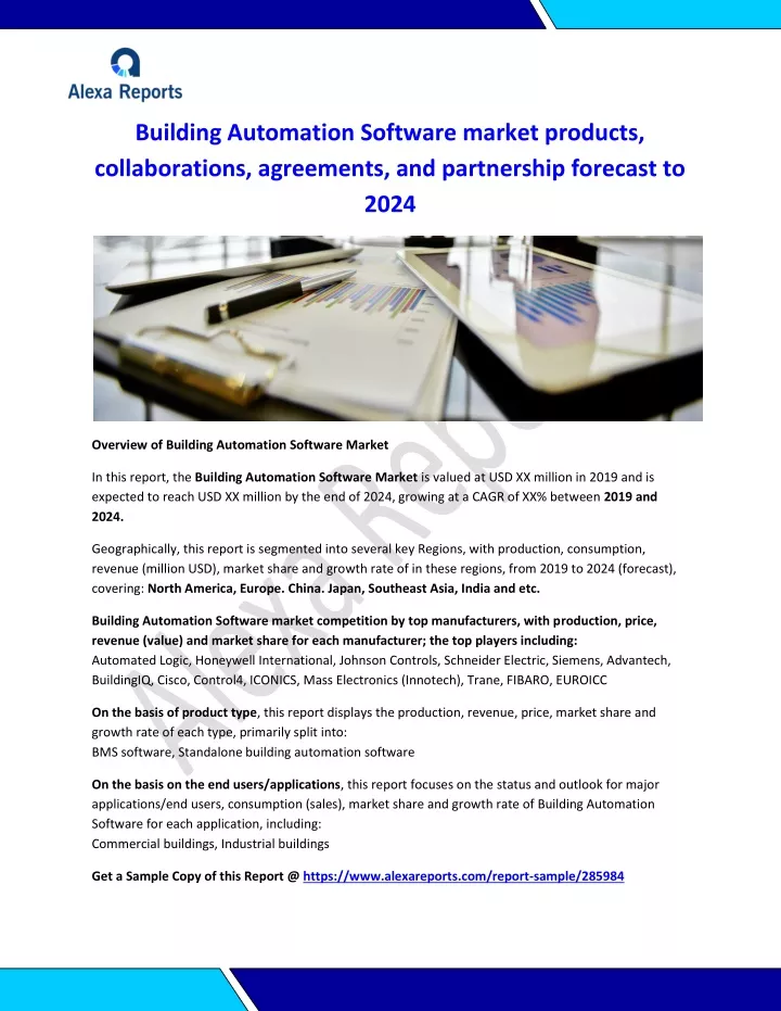 building automation software market products