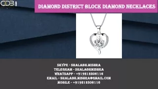 Diamond Necklaces For Women