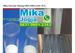 Mika Souvenir Malang 0831·0801·2343 [WhatsApp]