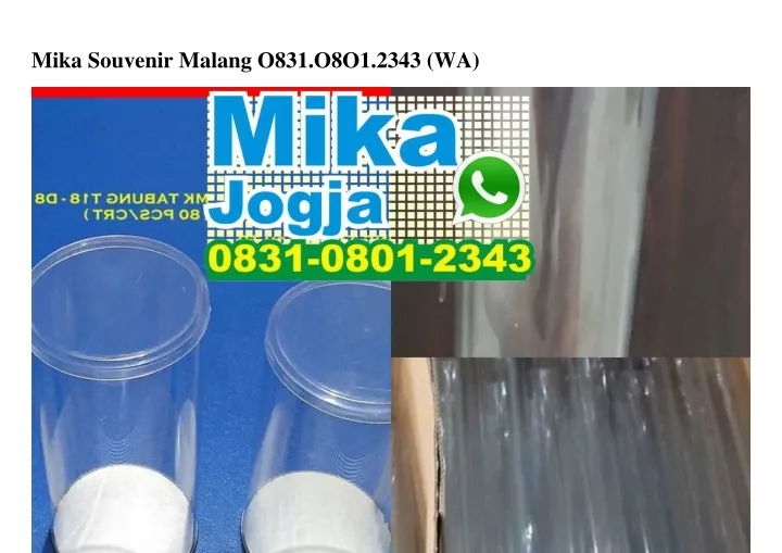 mika souvenir malang o831 o8o1 2343 wa