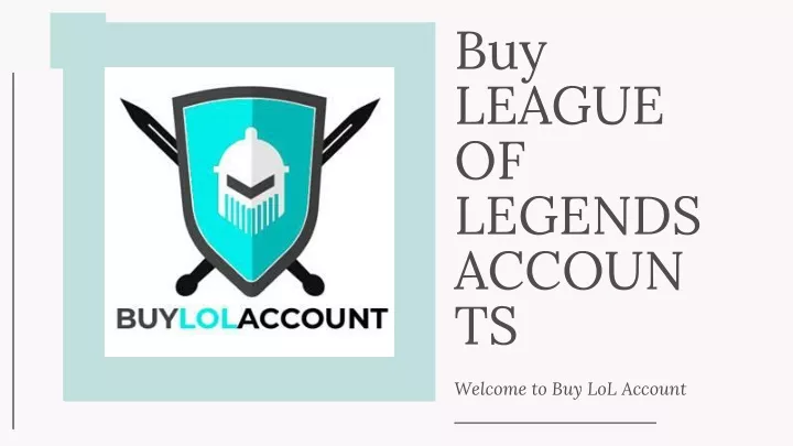 buy league of legends accounts