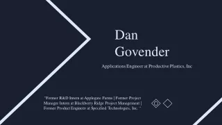 Dan Govender - Experienced Professional