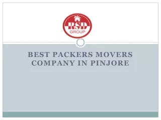 LEADING COMPANY OF PACKERS MOVERS IN PINJORE