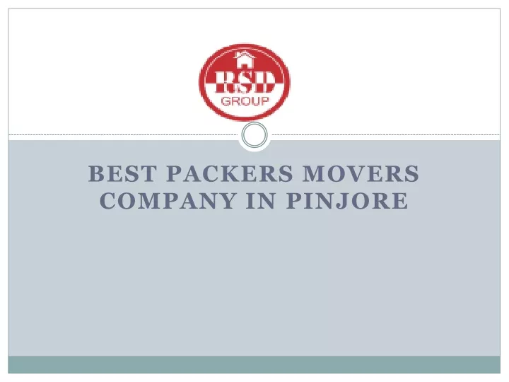 best packers movers company in pinjore
