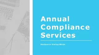 Annual Compliance Services for all Companies