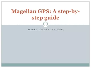 Magellan GPS Tracker | Magellan GPS Satellite Navigation