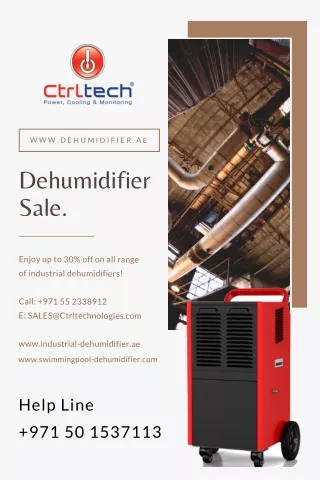 Dehumidifier for swimming pool sale in Dubai, UAE, Saudi Arabia & Oman