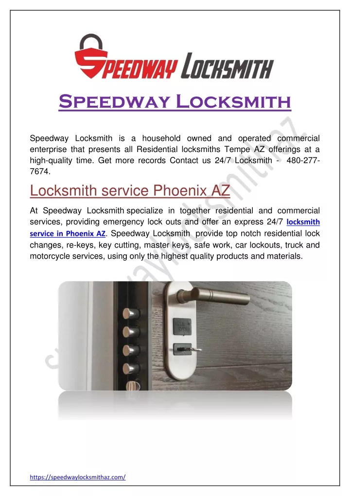 speedway locksmith