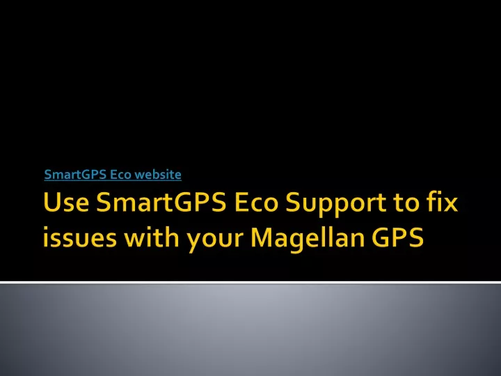 smartgps eco website