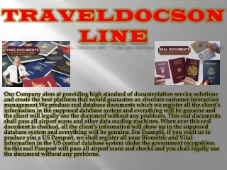 Registered and unregistered US passports for sale