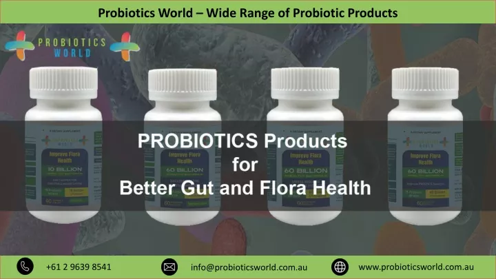 probiotics world wide range of probiotic products