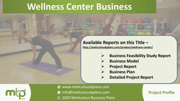 wellness center business