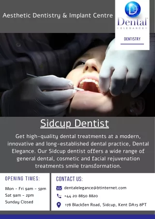 Sidcup Dentist