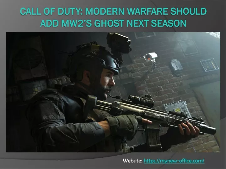 call of duty modern warfare should add mw2 s ghost next season