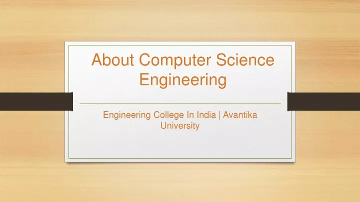 about computer science engineering