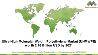Ultra-High Molecular Weight Polyethylene Market (UHMWPE) worth 2.16 Billion USD by 2021
