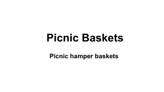 Picnic Baskets