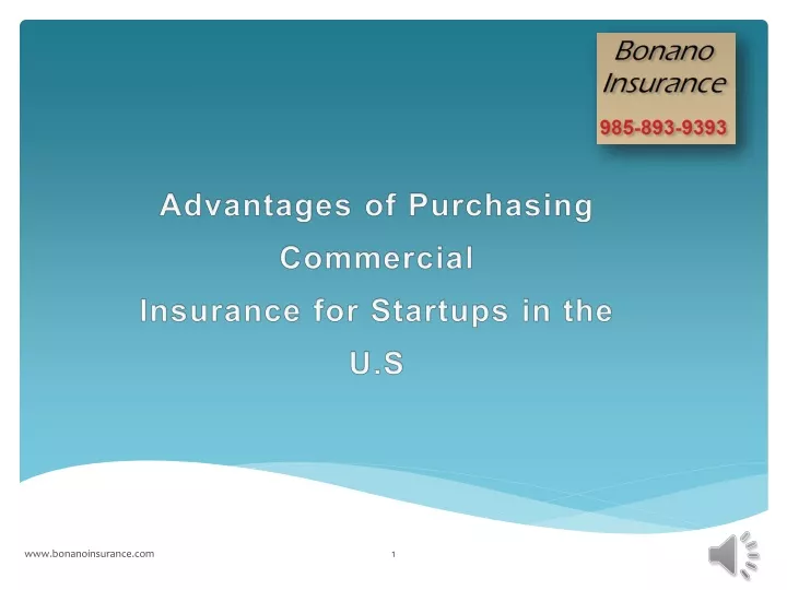 advantages of purchasing commercial insurance