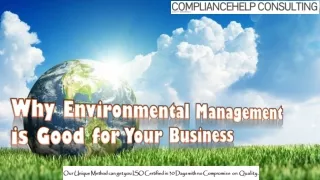 Why Environmental Management is Good for Your Business