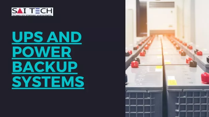 ups and power backup systems