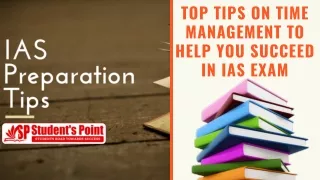 Best tips to manage your time to clear the IAS exam