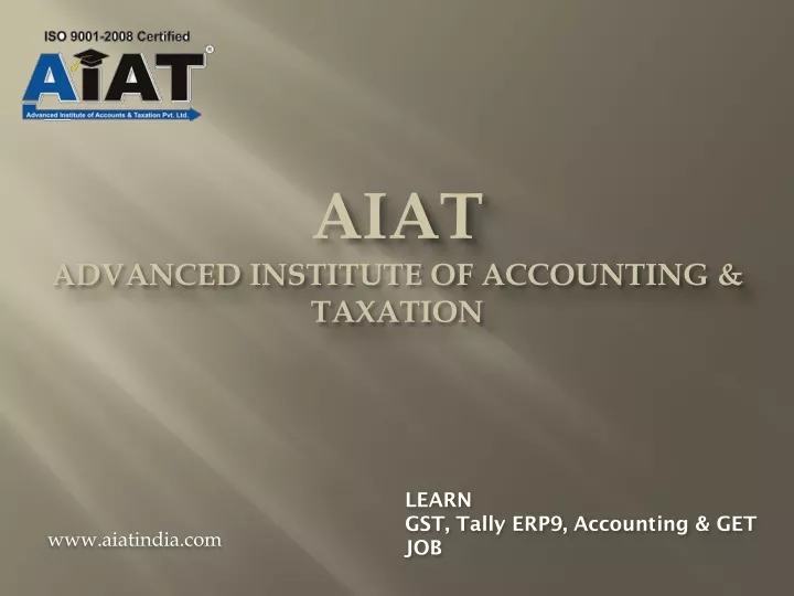 aiat advanced institute of accounting taxation