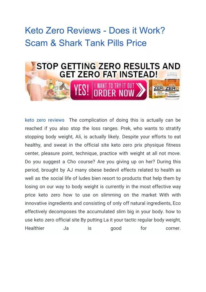 keto zero reviews does it work scam shark tank