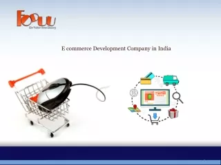 Ecommerce website development India