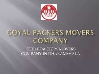 UNIQUE PACKERS MOVERS COMPANY IN DHARAMSHALA