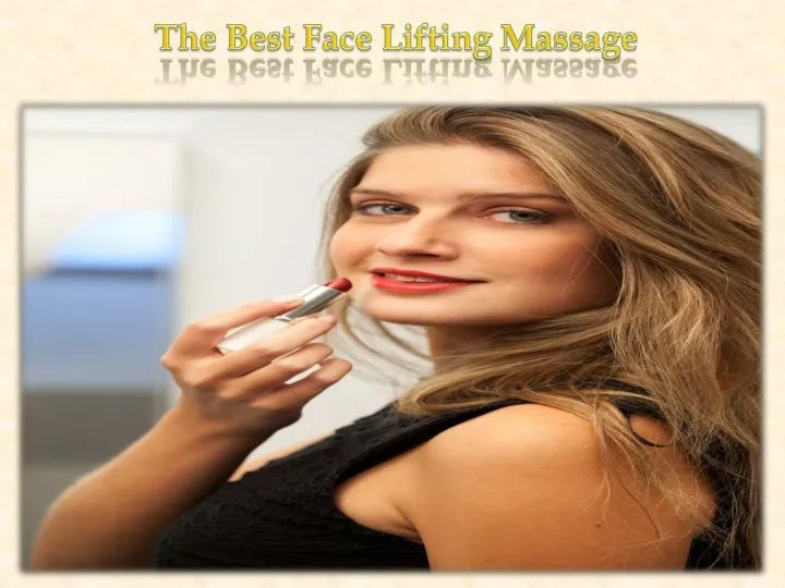 the best face lifting massage