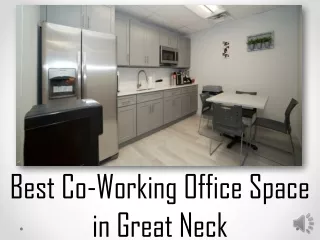 Best Co-Working Office Space in Great Neck