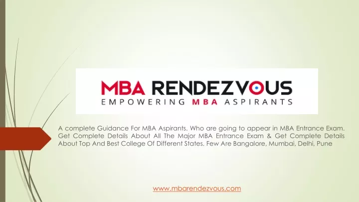 a complete guidance for mba aspirants