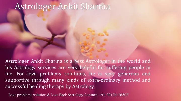 astrologer ankit sharma