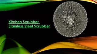 Best Stainless Steel Scrubber | Kitchen Scrubber
