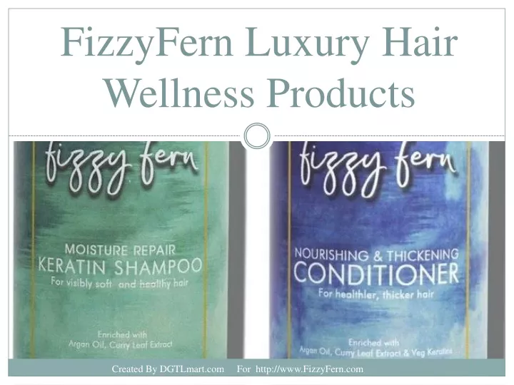 fizzyfern luxury hair wellness products