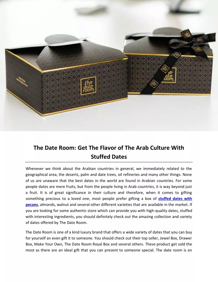 the date room get the flavor of the arab culture