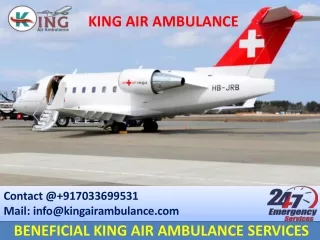 Advanced Air Ambulance in Allahabad and Siliguri-King Ambulance