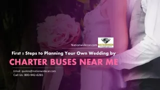 First 5 Steps to Planning Your Own Wedding by Charter Buses Near Me