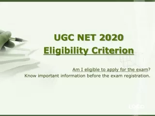 UGC NET Eligibility Criteria - Know your Eligibility