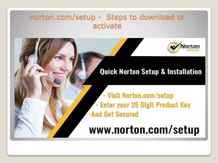 norton com setup steps to download or activate