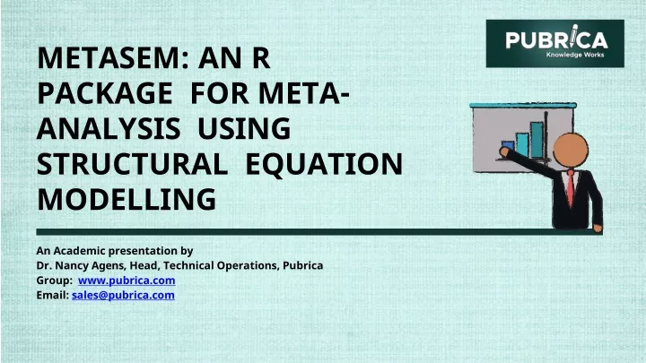 metasem an r package for meta analysis using