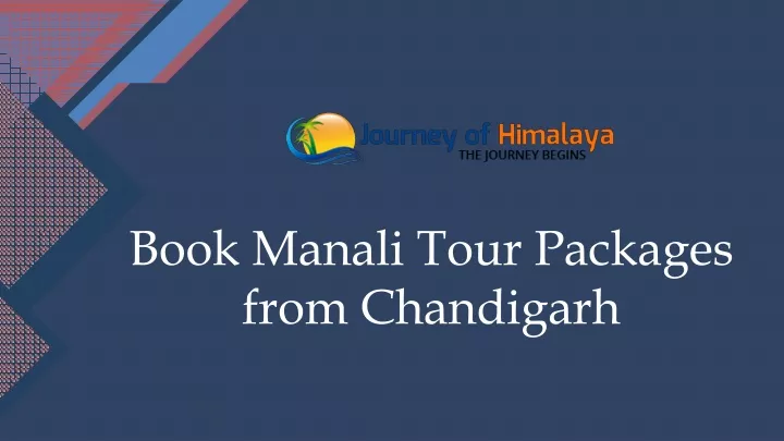 book manali tour packages from chandigarh