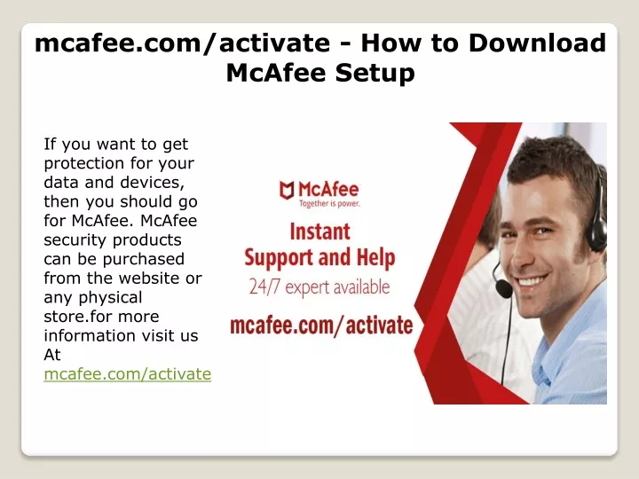mcafee com activate how to download mcafee setup