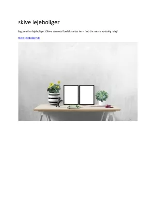 skive lejeboliger