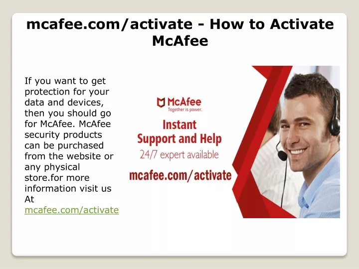 mcafee com activate how to activate mcafee