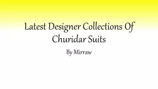 Churidar Suits Designs | By mirraw