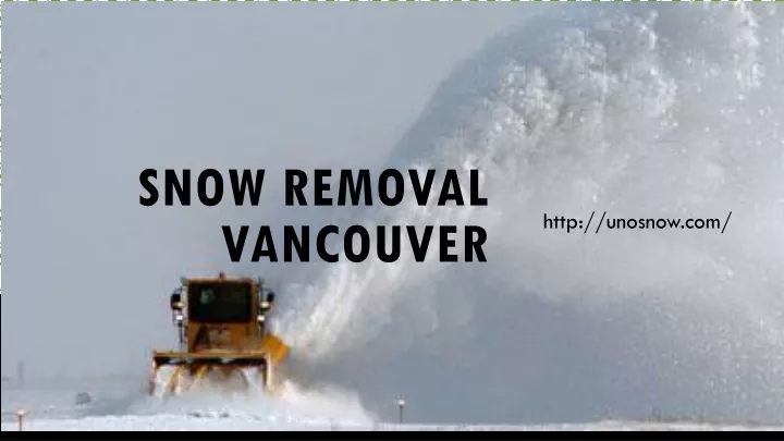 snow removal vancouver