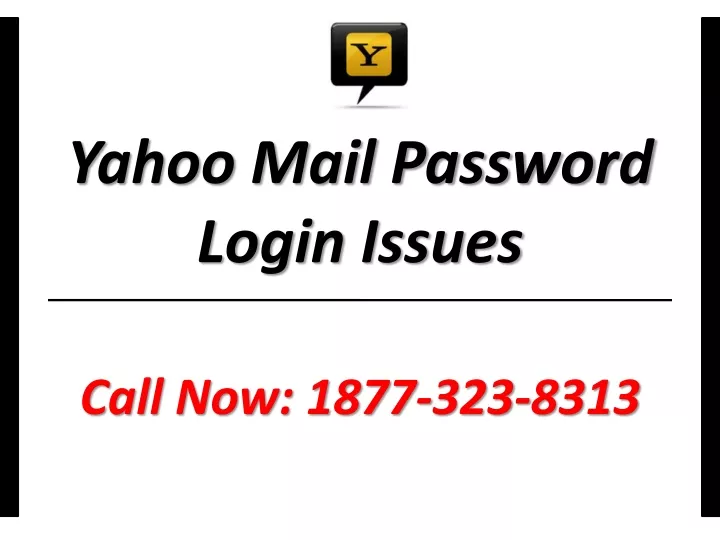 yahoo mail password login issues