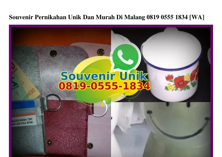 souvenir pernikahan unik dan murah di malang 0819