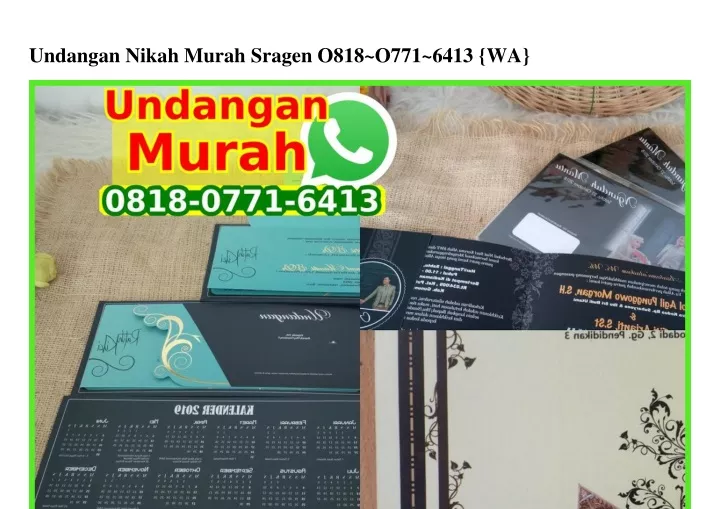 undangan nikah murah sragen o818 o771 6413 wa